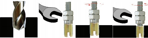 Thread insert bushing M6 x 1,0 broken thread oc 2pcs. Manufacturer code AN335-M 6