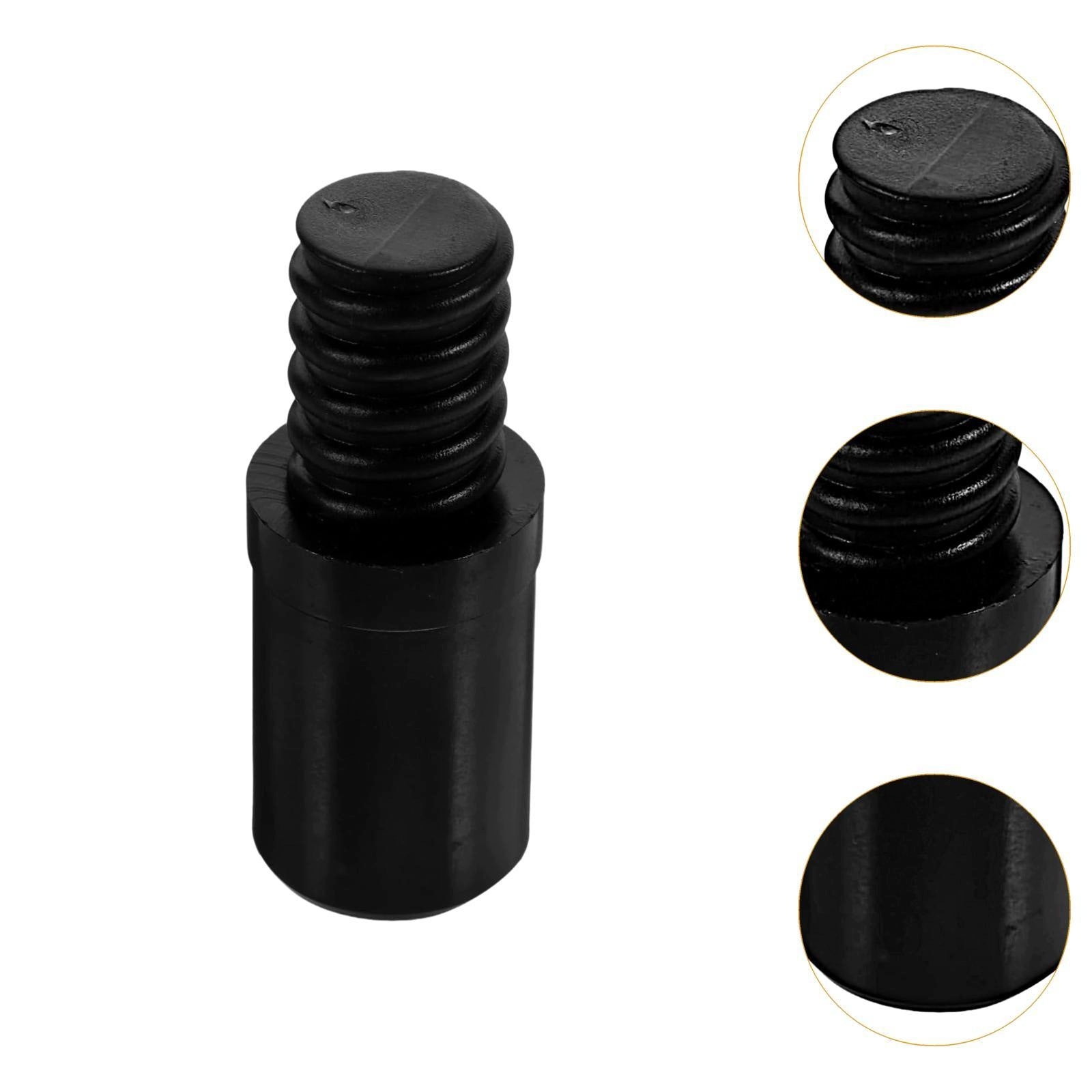 Threaded Tip Connector for Poles and Wooden Handles black 19mm 10pcs Packaging status original