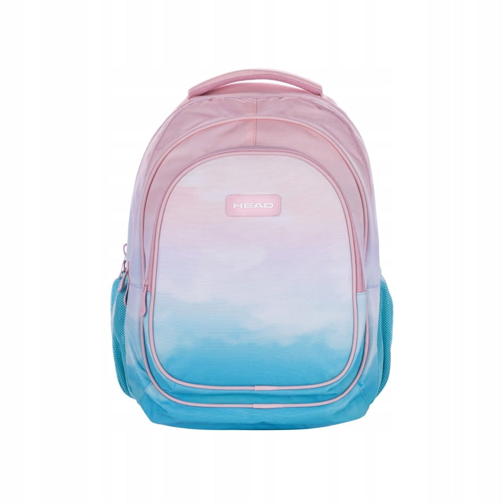 Three-chamber backpack Head pastel clouds ombre blue, pink 27 l Brand Head
