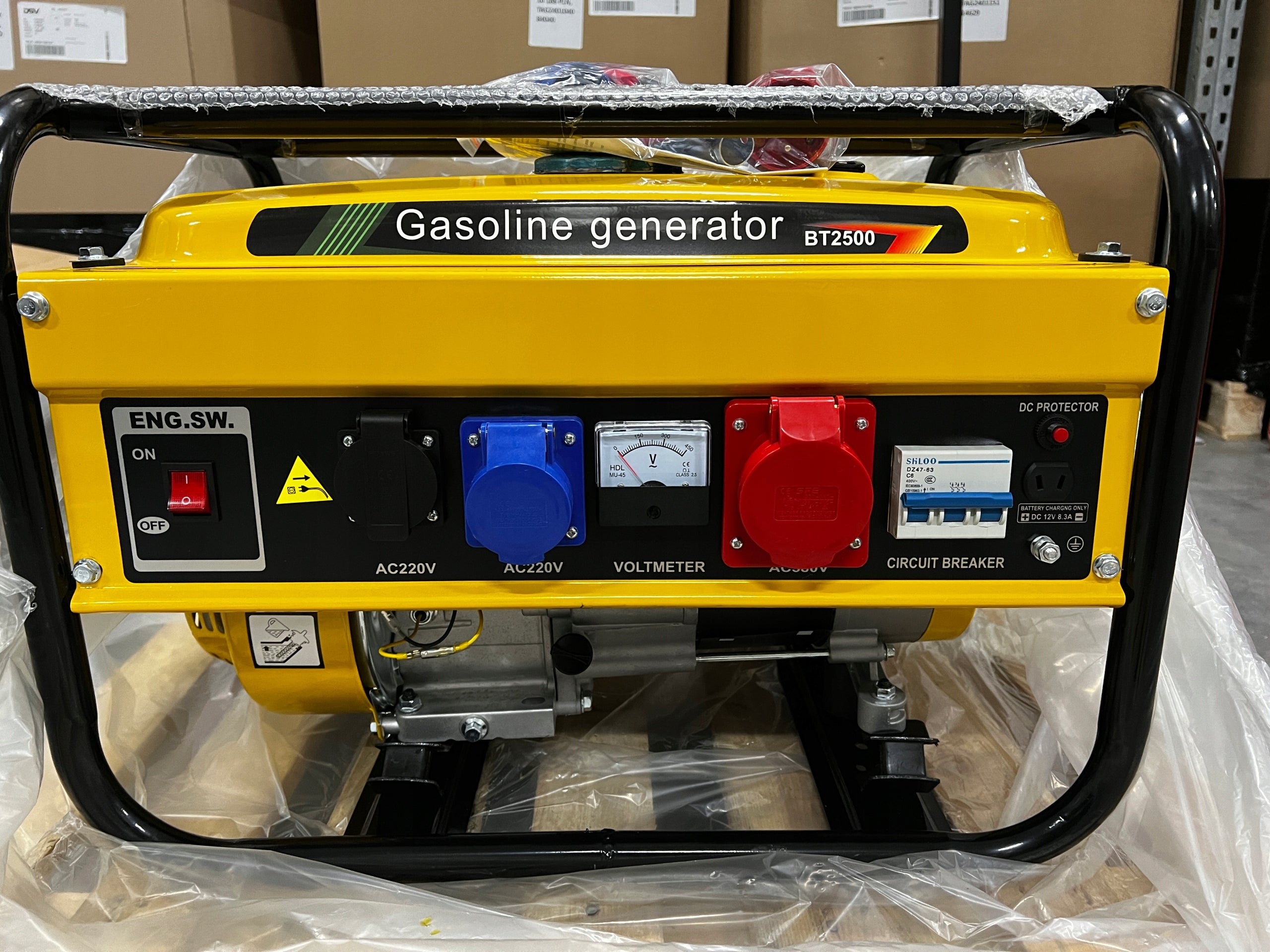 Three-phase portable generator set B2500 COPPER petrol