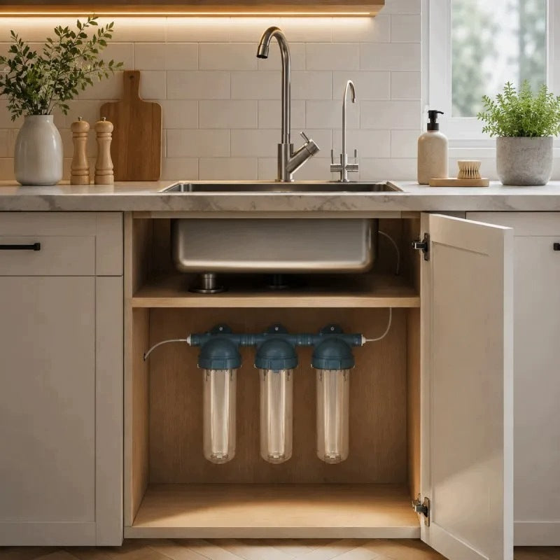 Three-stage under-sink kitchen filter USTM AQUA 3 IZZI (set) Packaging status original