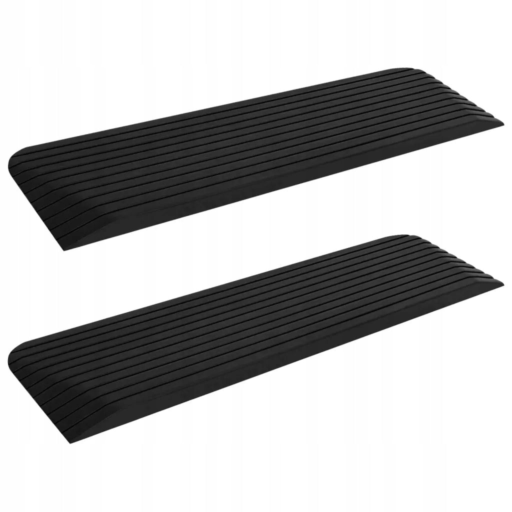 Threshold ramps, 2 pcs, 110x32x3,8 cm, rubber