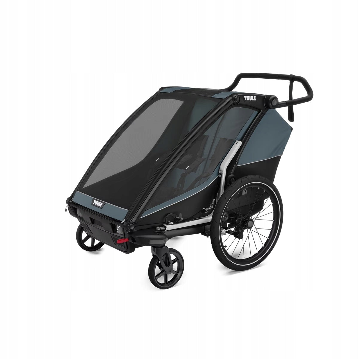 Thule Chariot Cab Double Bike Trailer Dark Slate