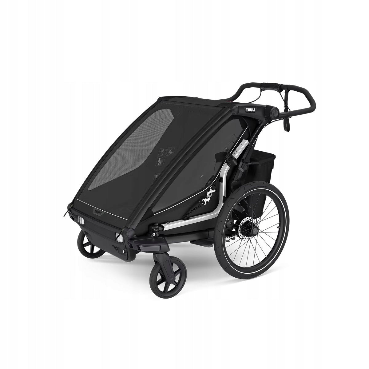 Thule Chariot Sport 2 G3 bicycle trailer for 2 children Black