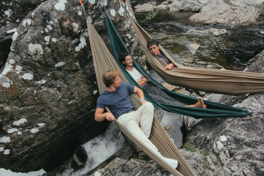 Ticket To The Moon Compact Dark Green TMC05 hammock Material width 155 cm