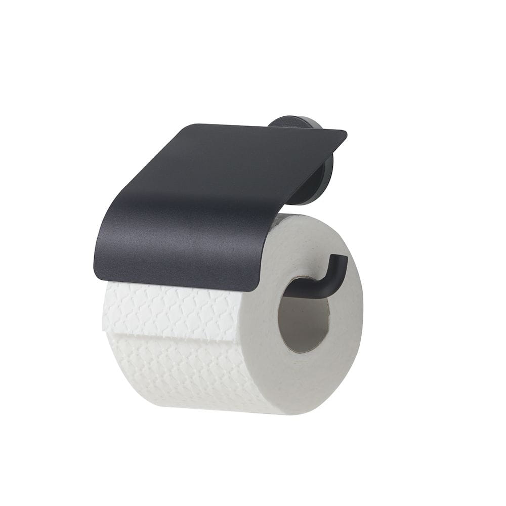 * Tiger Urban 1316630746 Toilet paper holder with flap, black