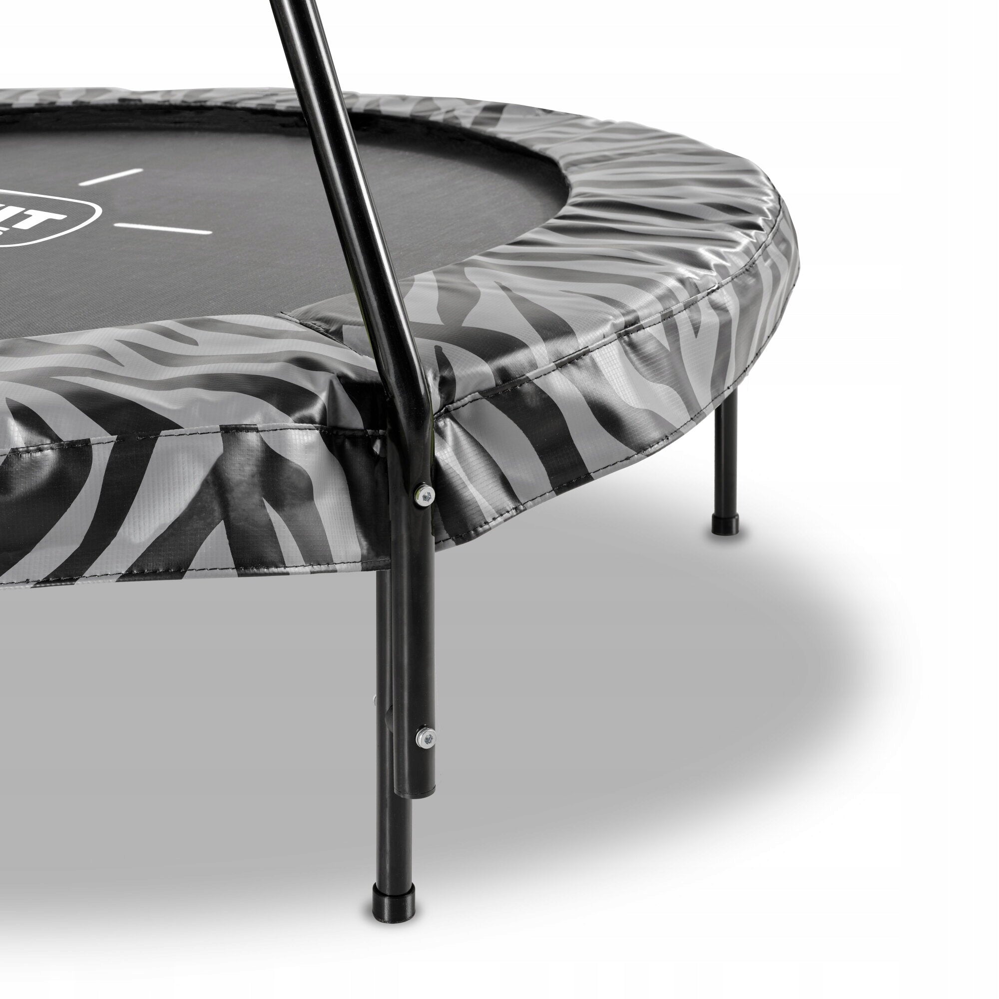 Tiggy Junior trampoline EXIT ø140cm with safety net - black/grey Kind without mesh
