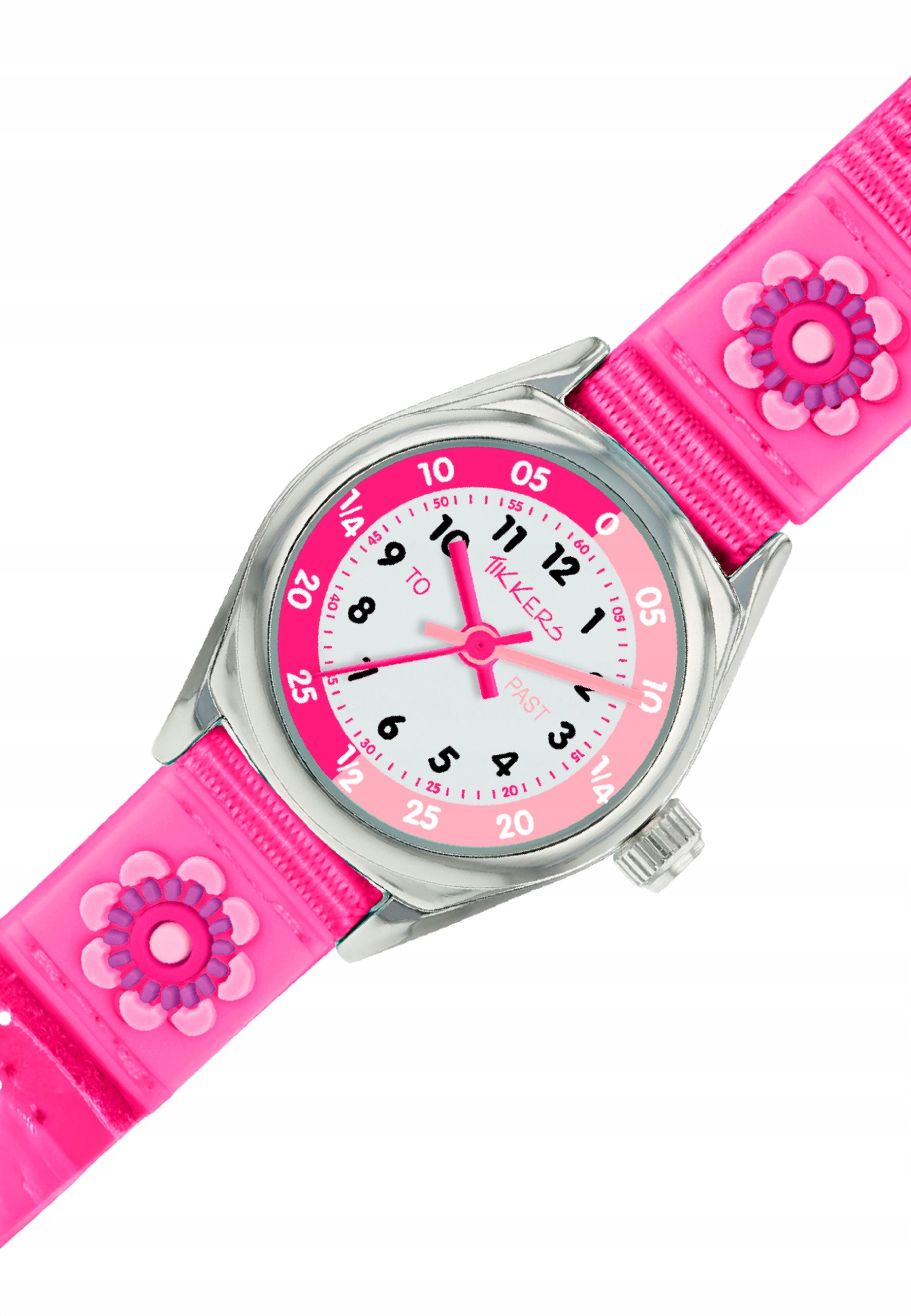 Tikkers Velcro Time Teacher Pink Unisize Brand no brand