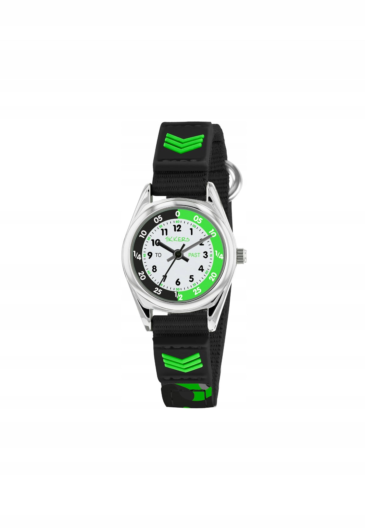 Tikkers Velcro Time Teacher green light green Unisize