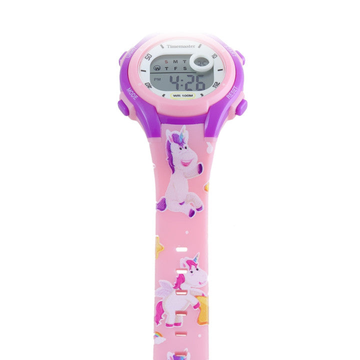 Timemaster LCD children's watch for girls, unicorn theme 007/51 Packaging status original
