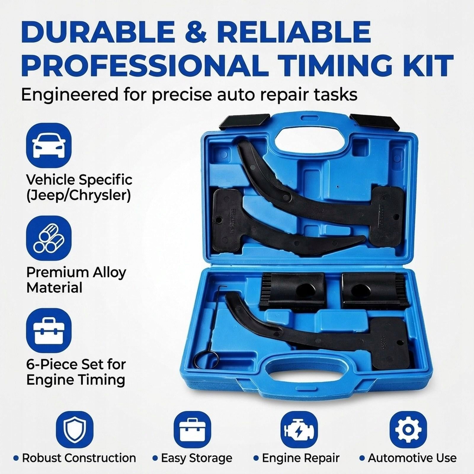 Timing Tool Set Camshaft Lock Spare Garage Engine Timing Equipment Blue Brand no brand