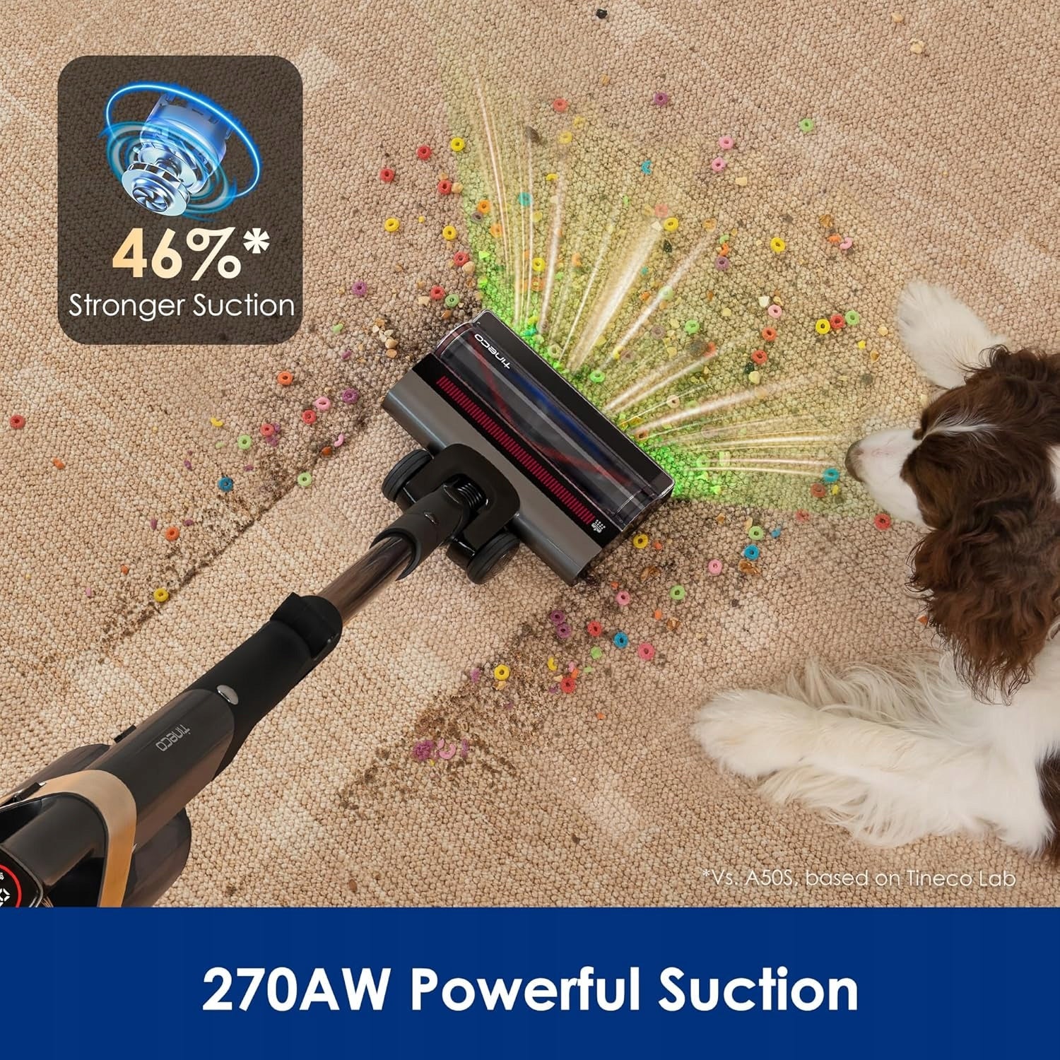 Tineco Pure One A90S Cordless Vacuum Cleaner 270AW 105min 3DSense LED 150 Brand no brand
