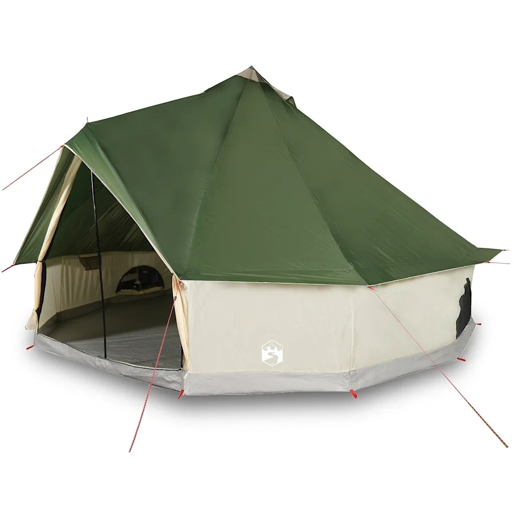 Tipi Family Tent, 8-Person, Green, Waterproof Model Namiot rodzinny