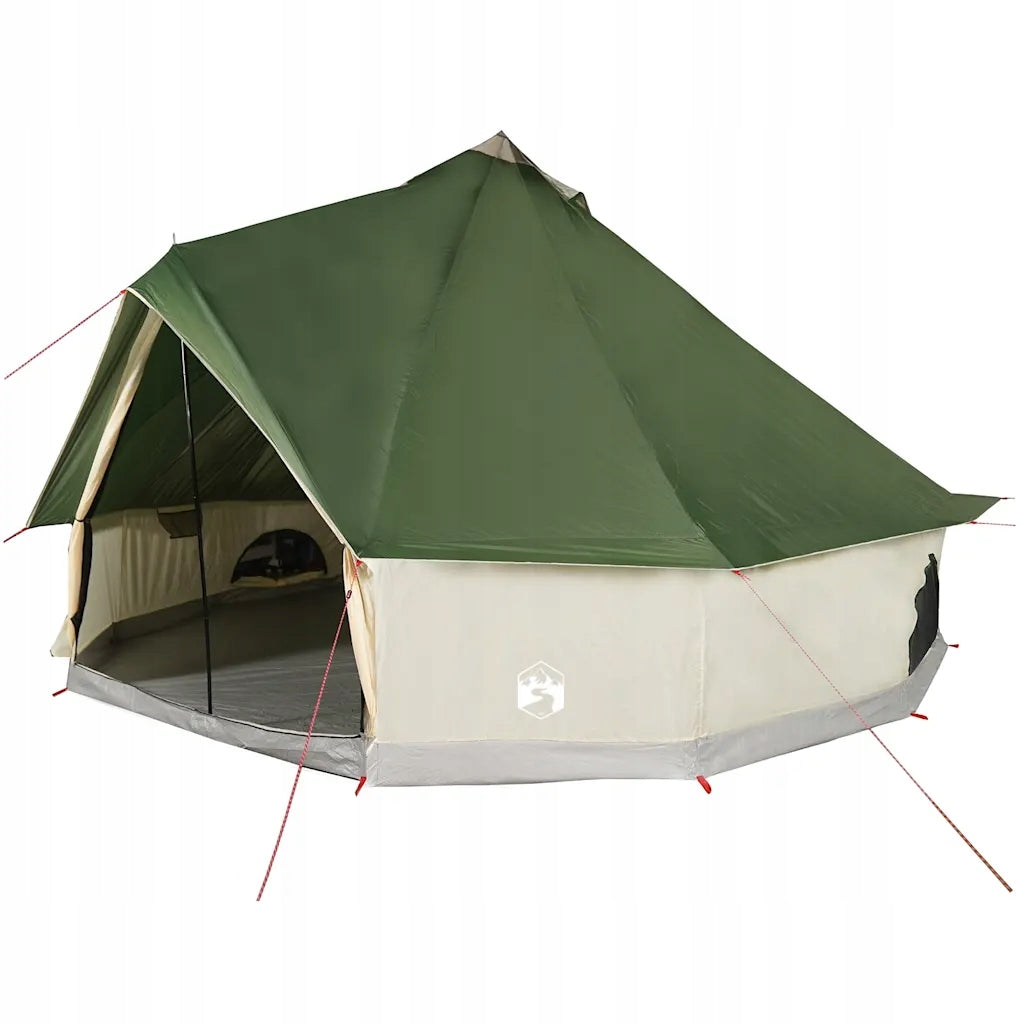 Tipi Family Tent, 8-Person, Green, Waterproof