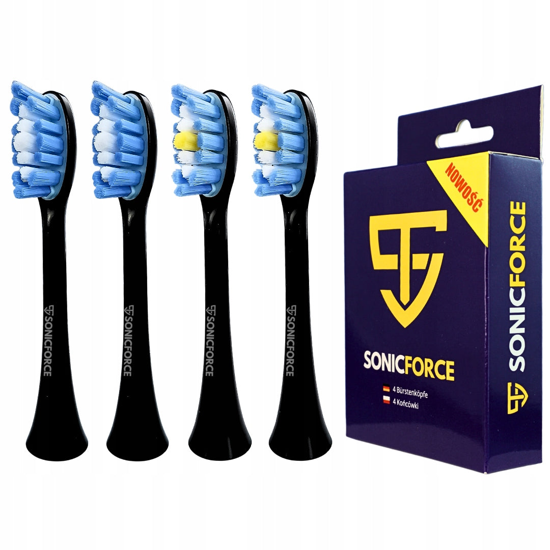 Tips for sonic toothbrush U-Smiler 203 H6P Replacement Black