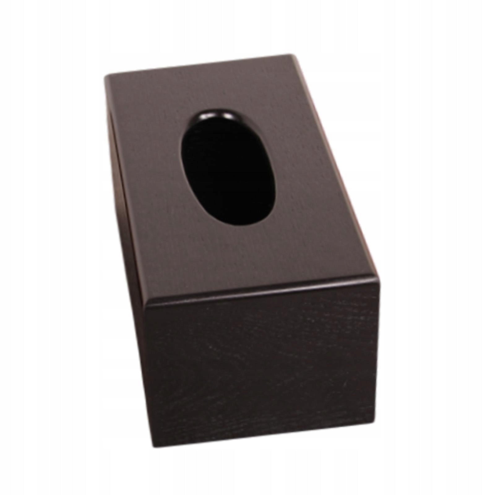 Tissue Box Cover Stylish Multifunctional Practical Wide Opening black