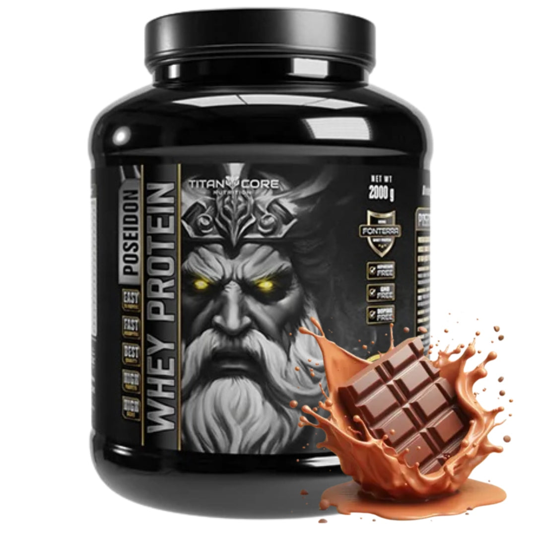 Titan Core Poseidon Whey Protein 2000g Wpc Chocolate Flavoured Protein