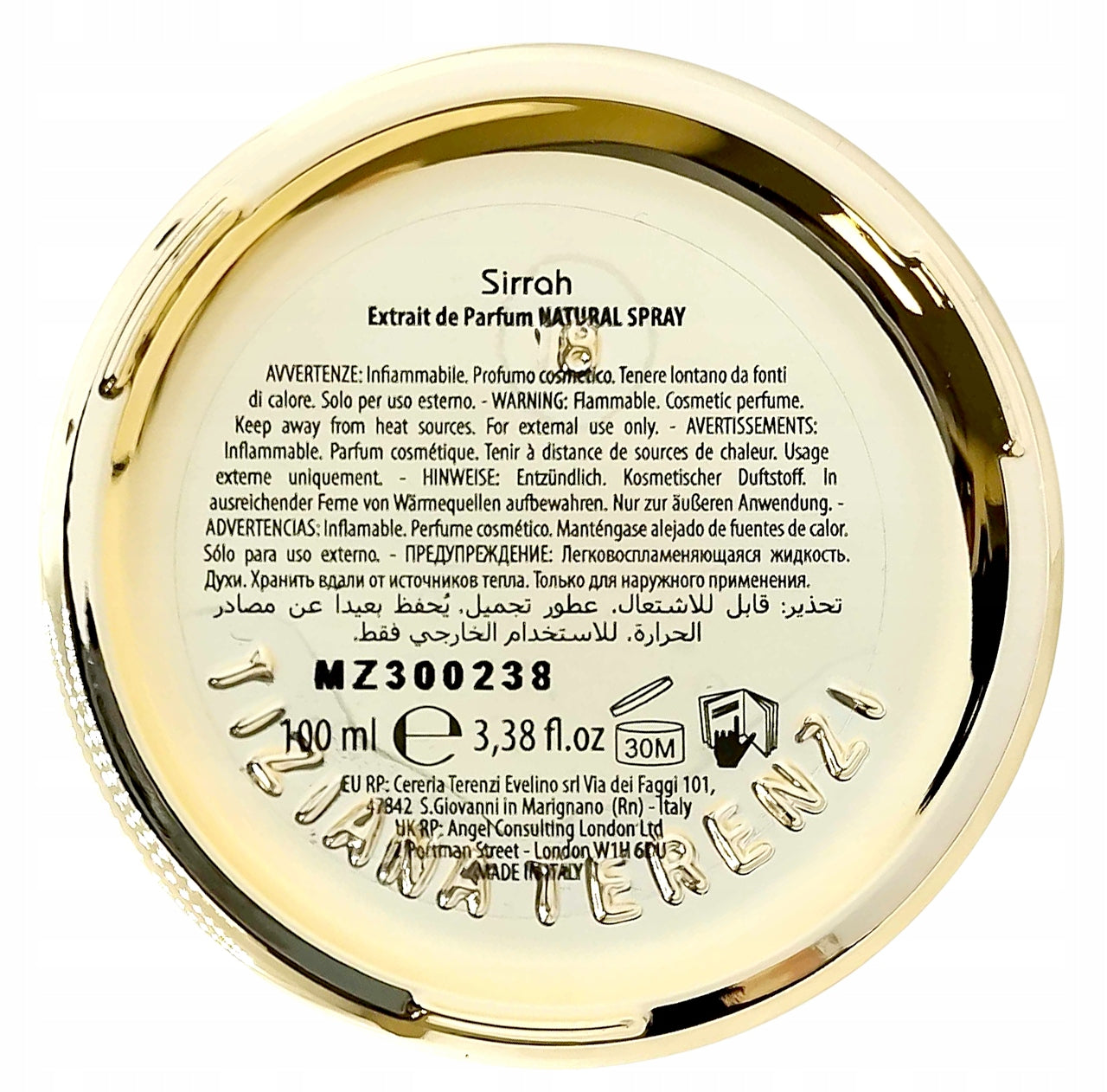 Tiziana Terenzi Sirrah EXT 100ml Packaging status original