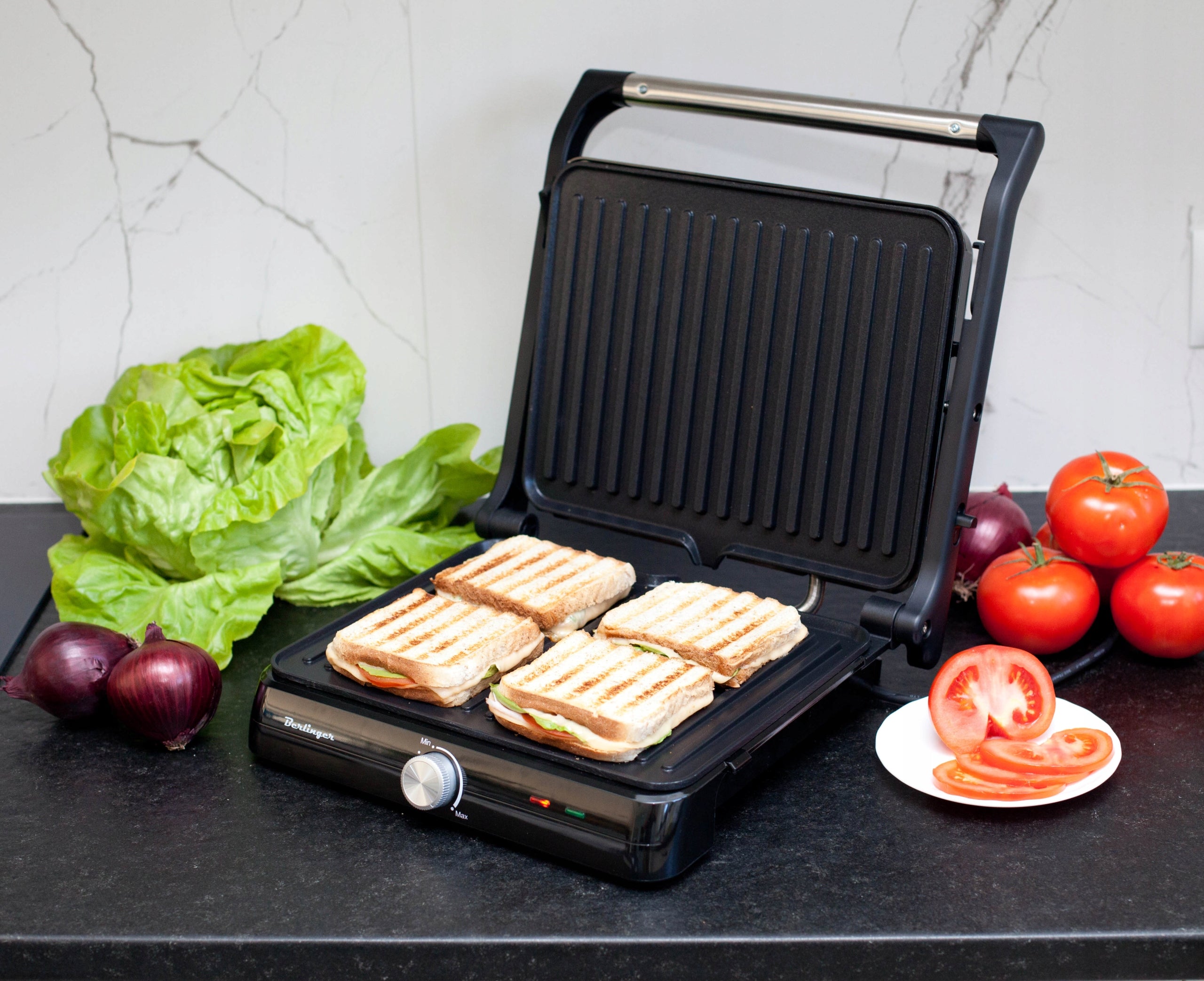 Toaster BERLINGER electric grill| panini toaster | folding 180° 2400W Manufacturer code grill-2400