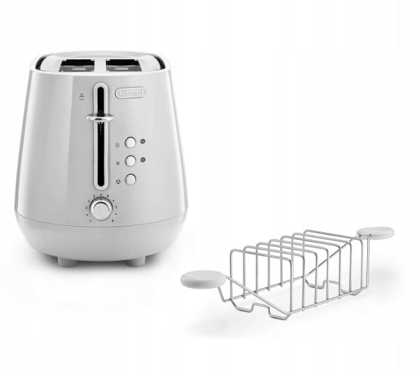 Toaster DeLonghi Eclettica CTY2103.W Roll grate Defrosting 900W