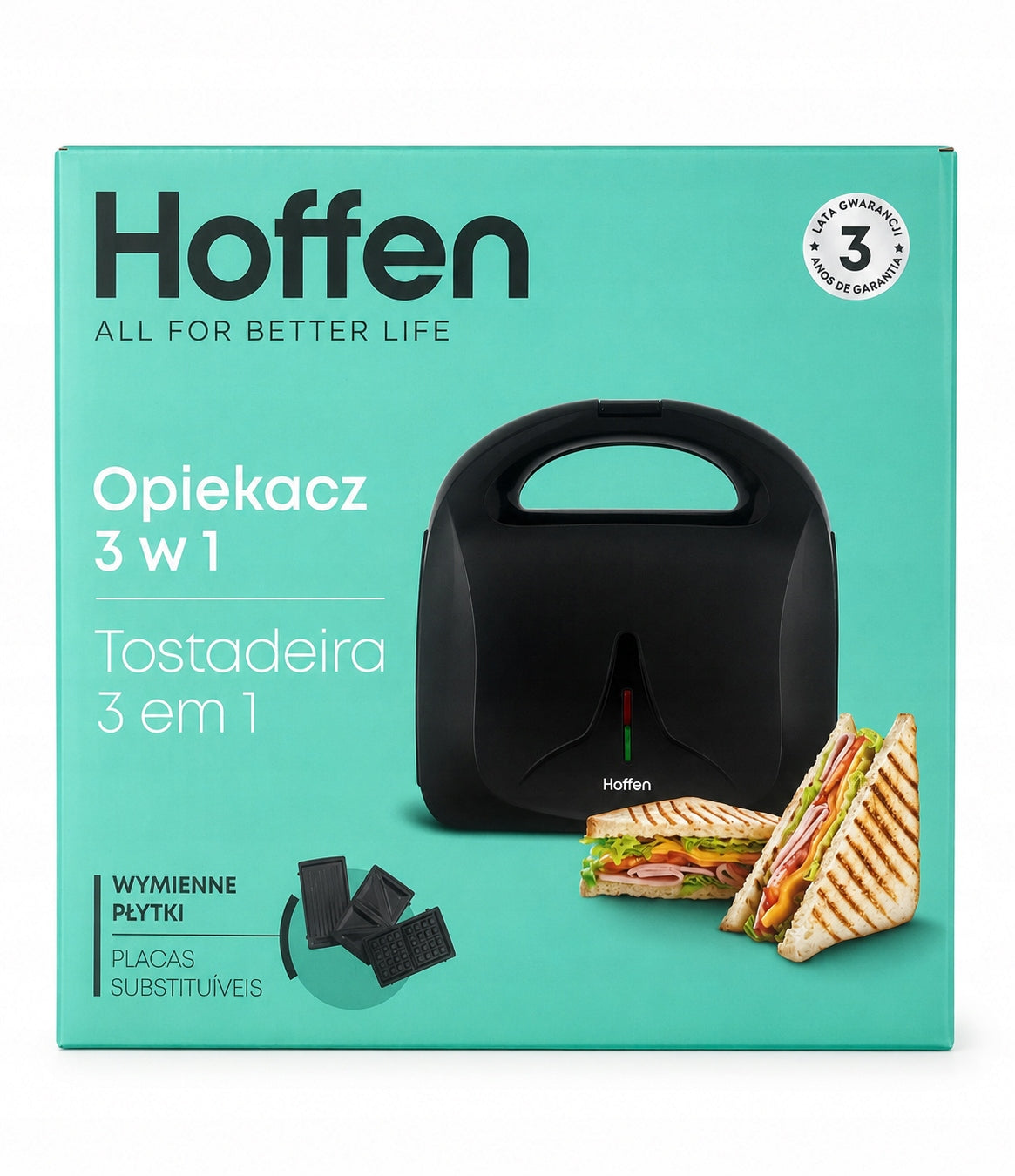 Toaster Hoffen DSM-4055 black 850 W