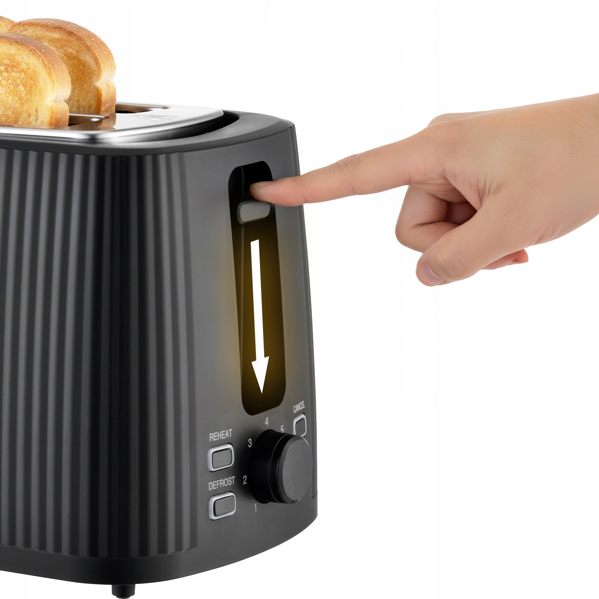 Toaster Kernau Basic BKST 971 BK 930W 7 Degree Toasting Defrosting Tray Manufacturer code BKST 971 BK