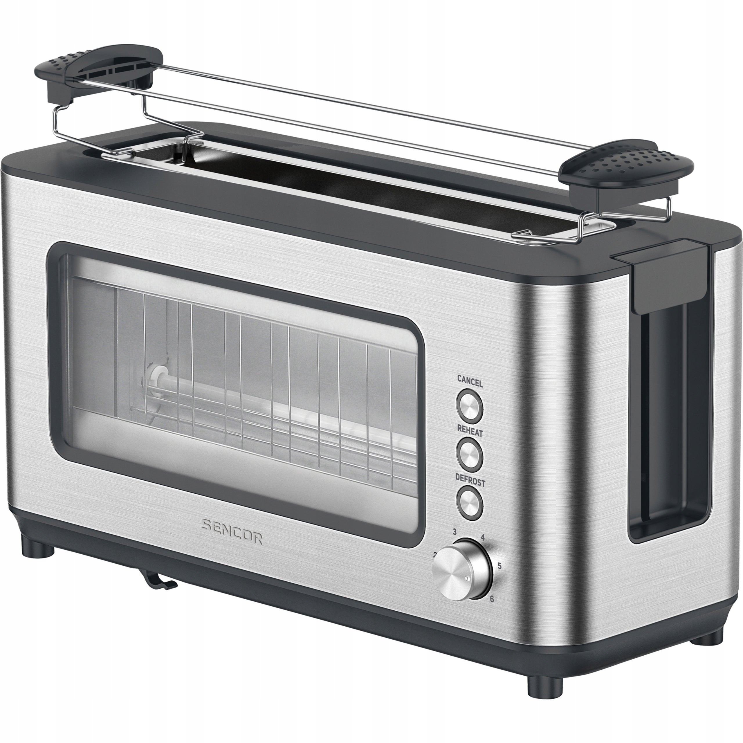 Toaster NEW DESIGN 2 Toast Sencor STS 4050SS TIMER 6 Degrees 1200W