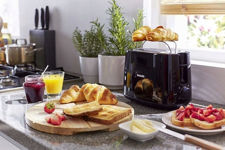Toaster Philips HD2582/90 2 toasted bun grate Packaging status original