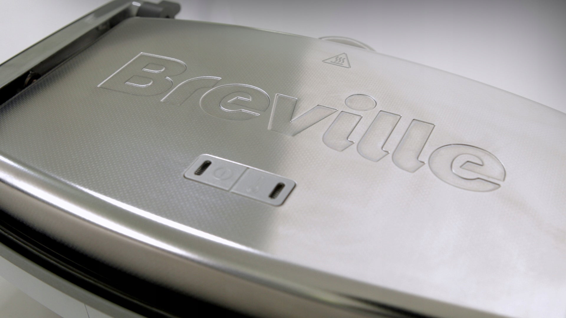 Toaster for Panini Ceramic Breville DuraCeramic 1000W Dominant color silver/gray