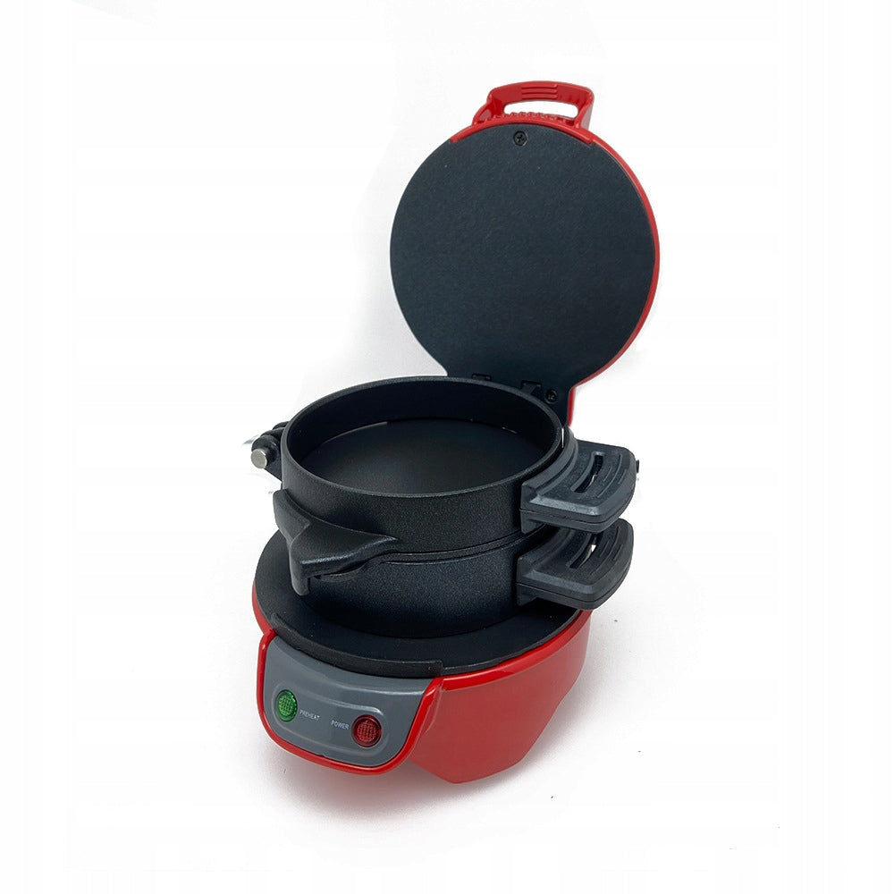 Toaster for sandwiches and burgers 600W red metal with thermoregulation Brand no brand
