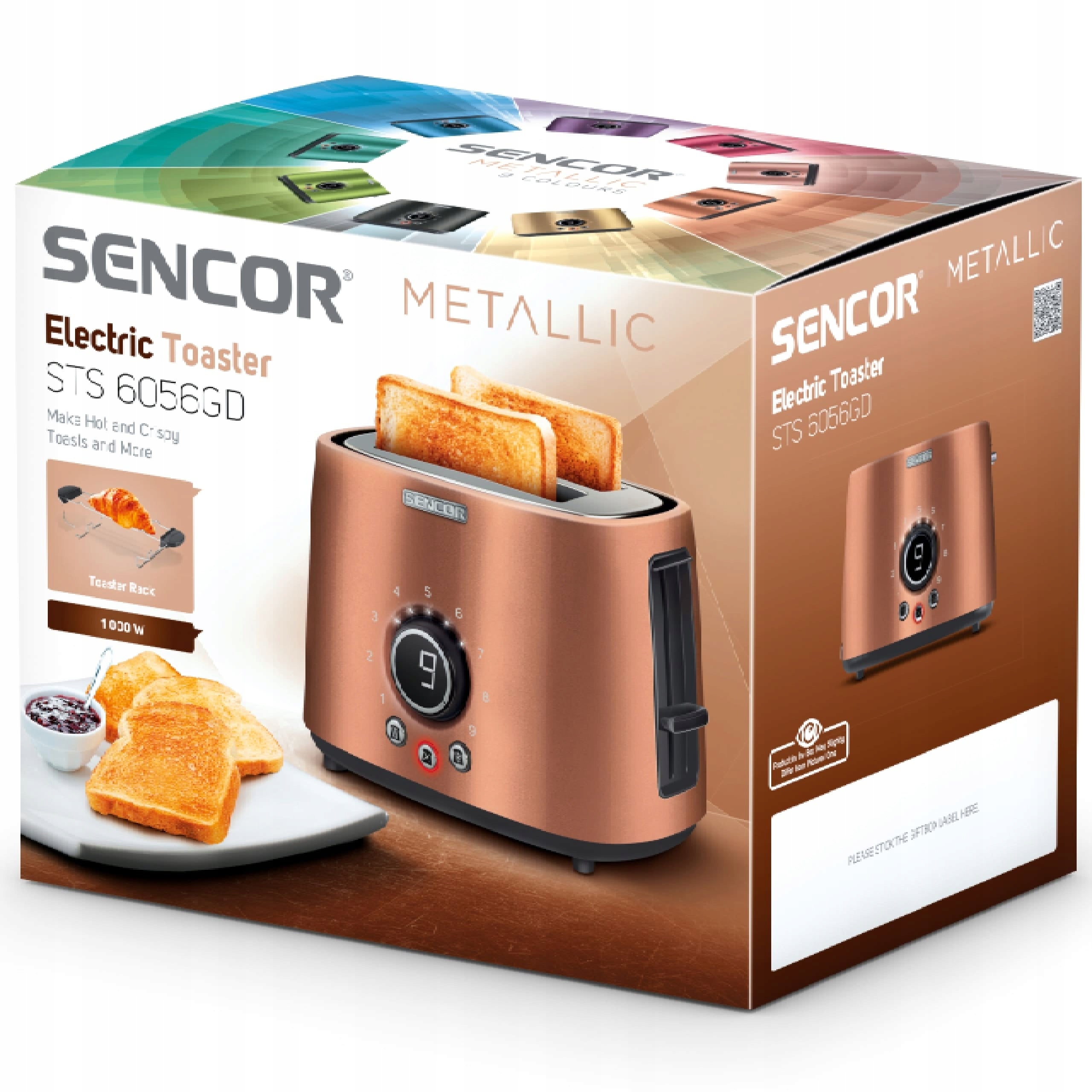 Toaster toaster Sencor STS 6056GD 1000W tray Brand no brand