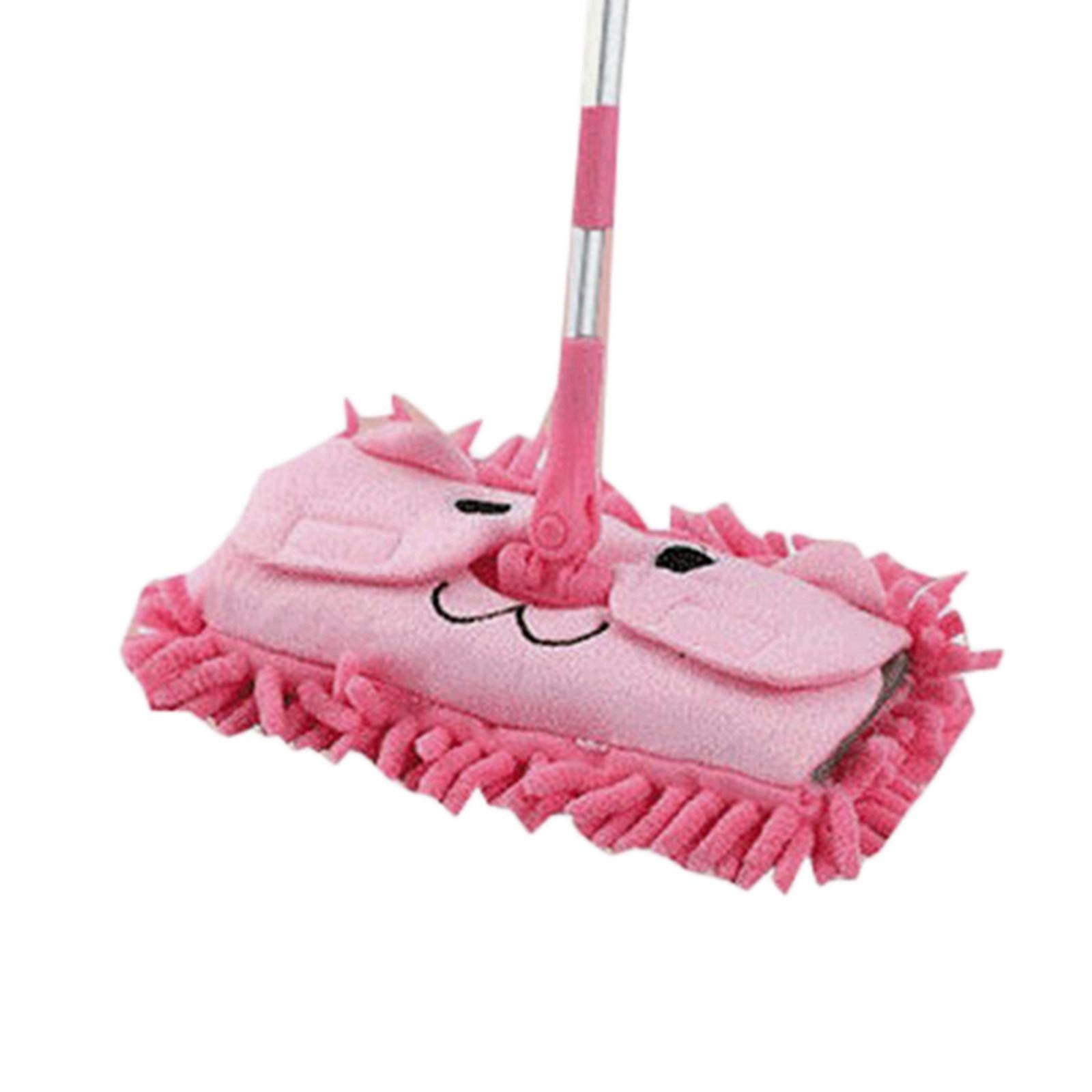 Toddlers Broom Playhouse Cleaning Set Mini Household Broom And Dustpan Pink Packaging status original