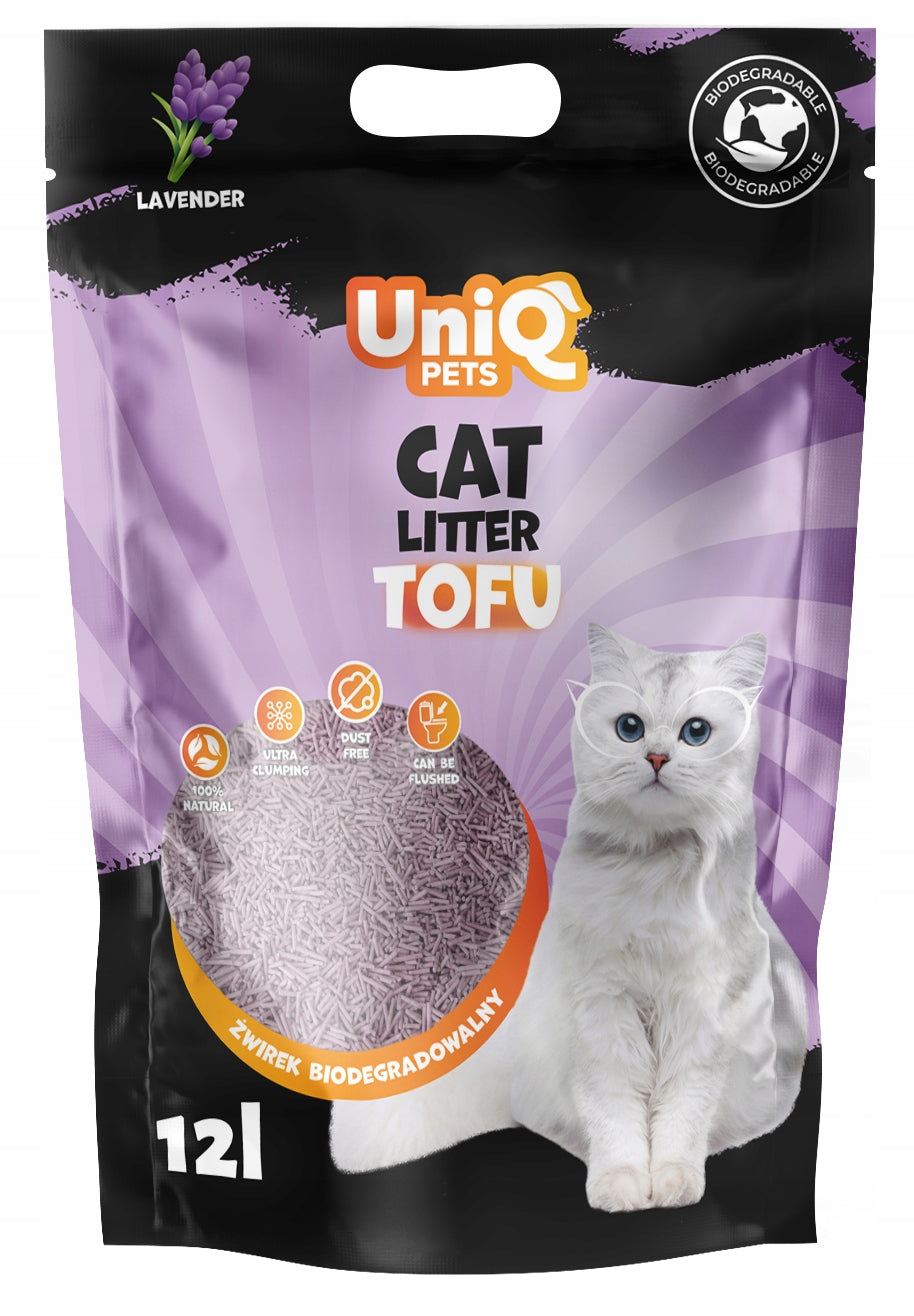 Tofu lavender 5kg 12L clumping organic for cat
