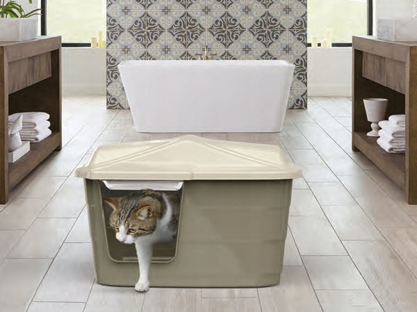 Toilet Bed Cuvette Cottage Villa Shaped Cat Dog House Model Y10524 BEŻ