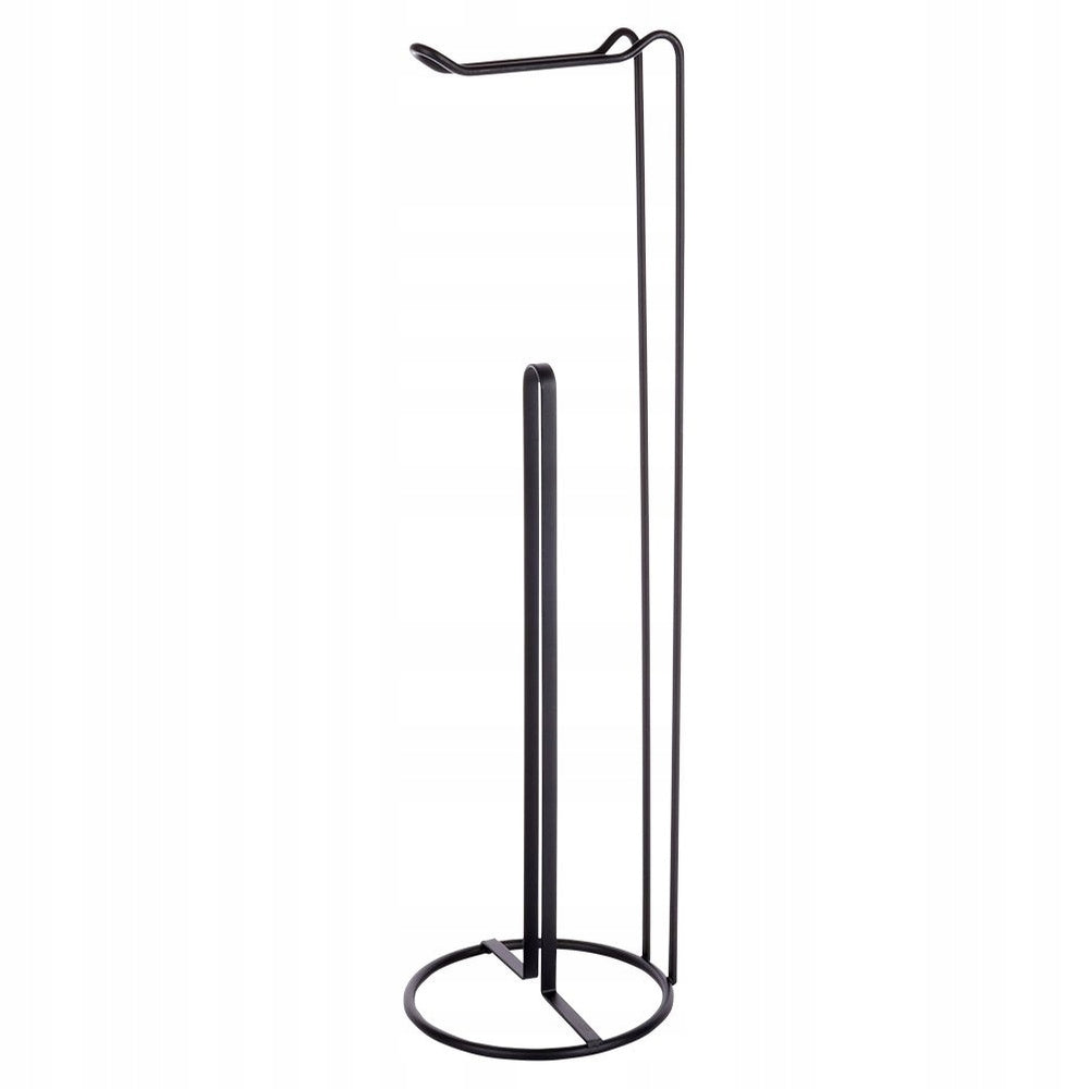 Toilet PAPER Rack Hanger Bathroom Floor Holder Black 54 cm Brand Vilde