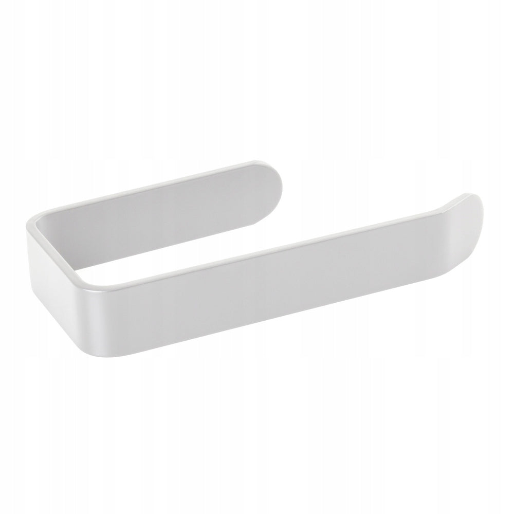 Toilet Paper Holder Self Adhesive Without Drilling White Aluminum