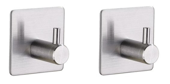 Toilet Paper Holder With Shelf Bathroom Hooks 2 Hangers Silver Brand Nobo Kids