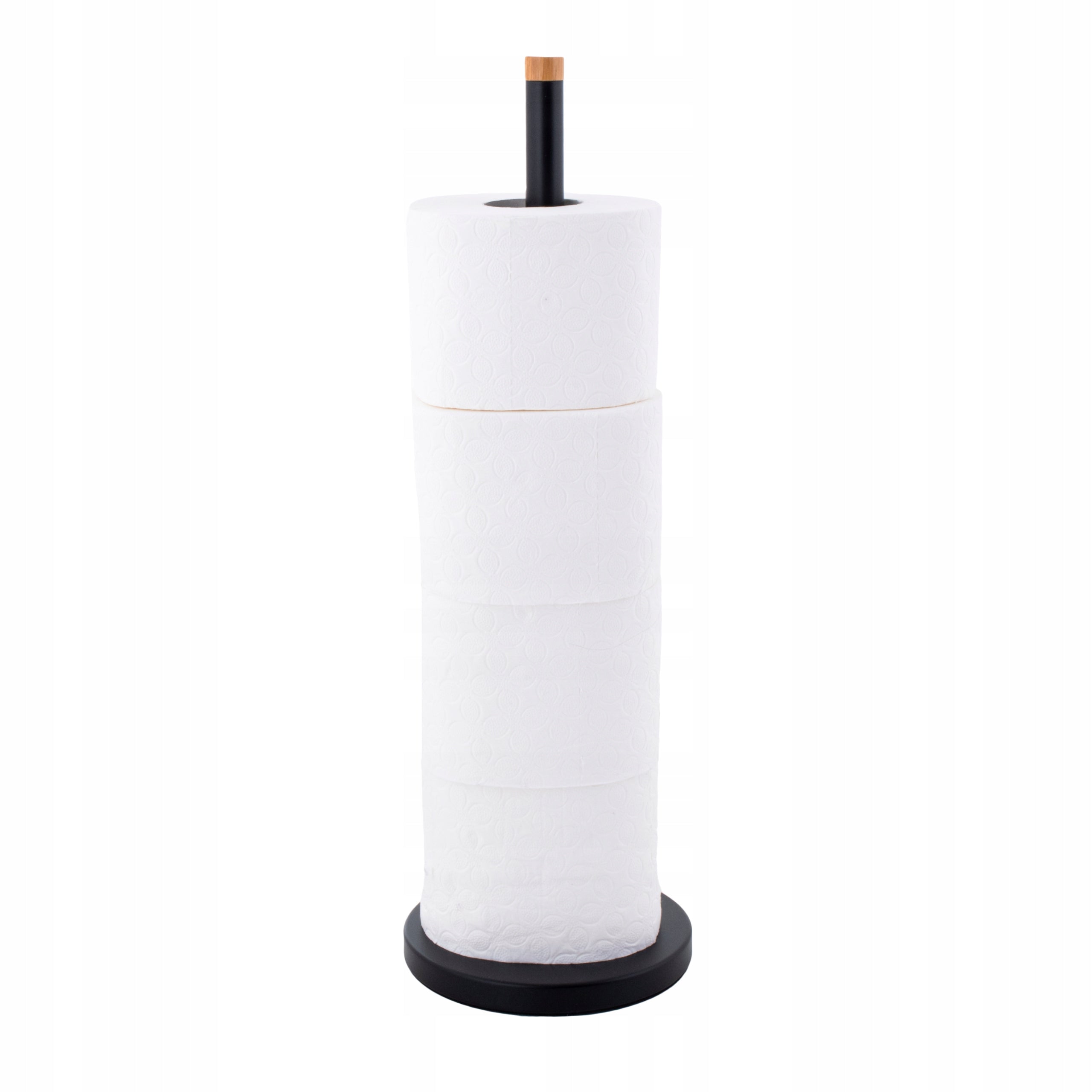 Toilet Paper Rack For Toilet Holder Stock Bamboo BLACK