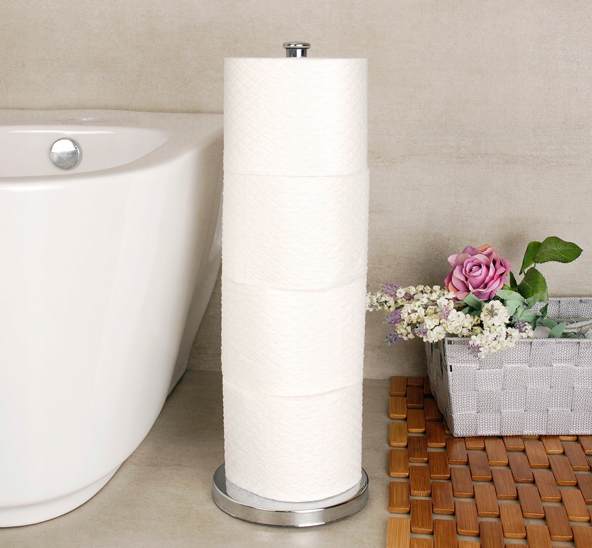 Toilet Paper Rack for Bathroom Toilet Holder Stock Chrome Manufacturer code P.SP1