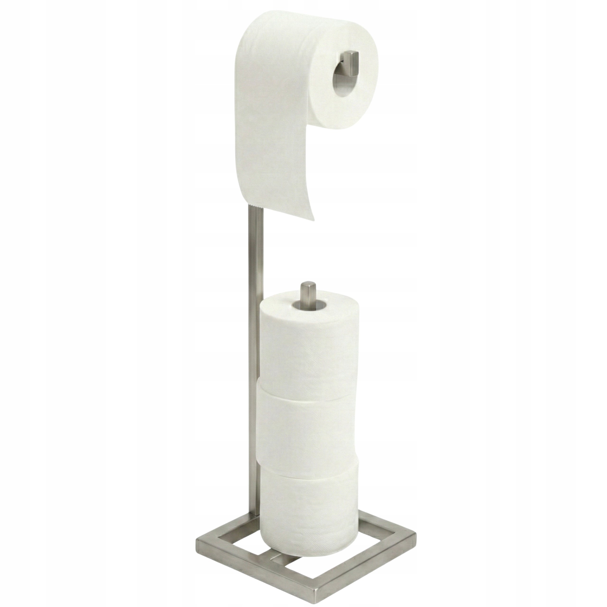 Toilet Paper Stand Metal Loft Silver Sturdy Holder Product PL Brand Framado