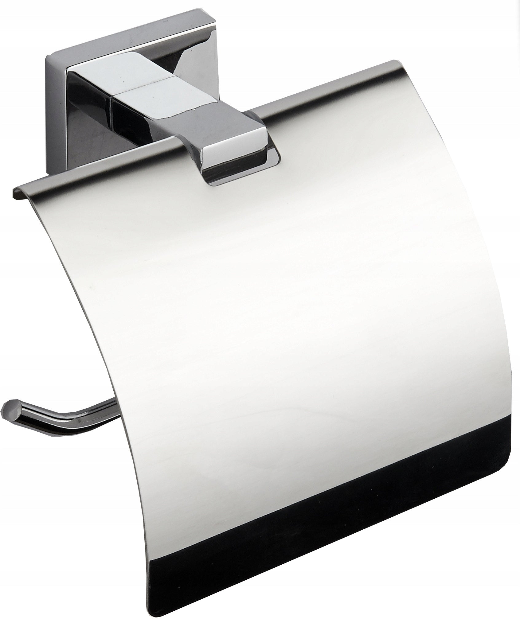 Toilet paper holder hanger Mexen Arno with flap wall chrome