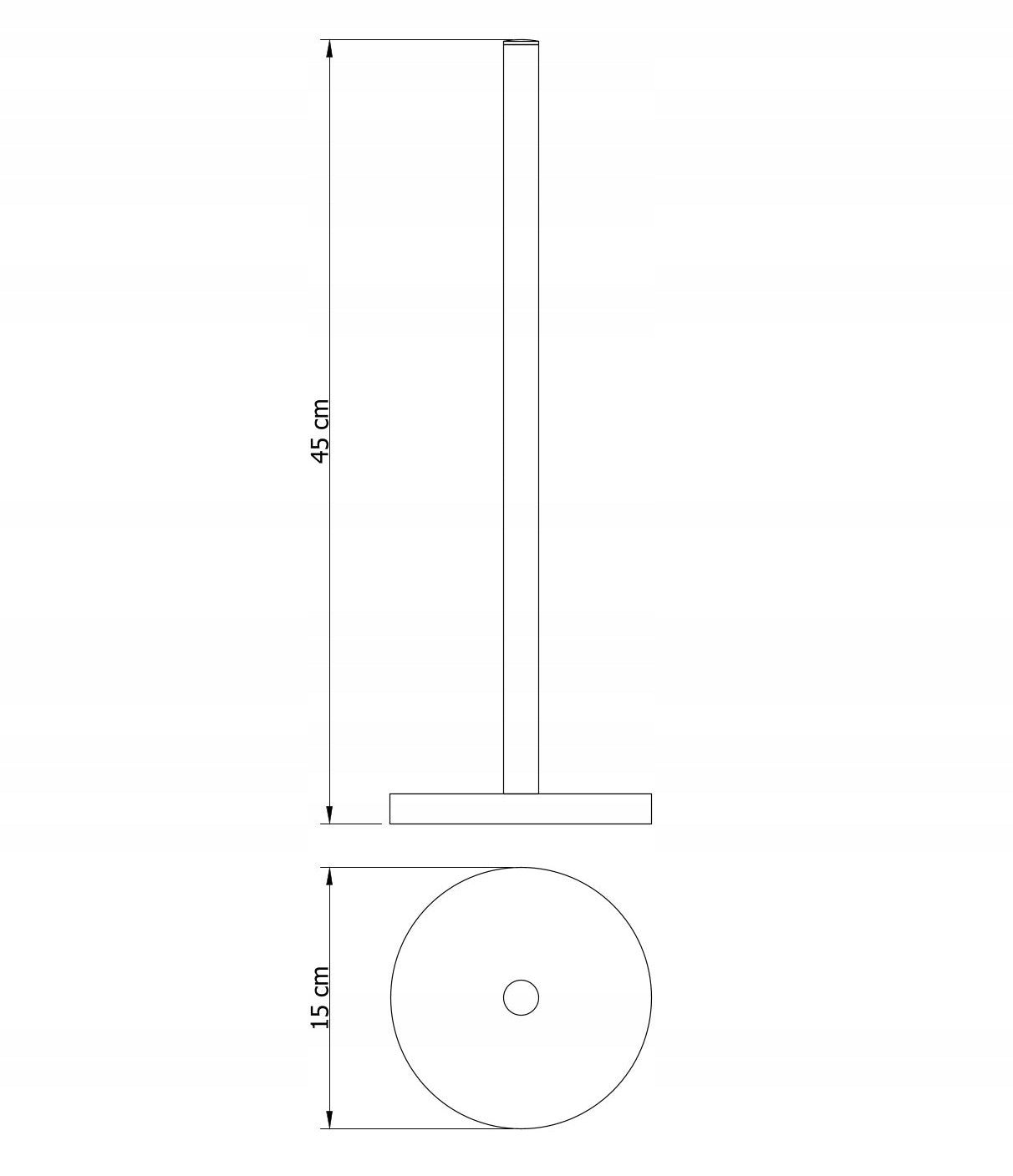Toilet paper stand, for 4 rolls for bathroom toilet, hanger, black loft Packaging status original