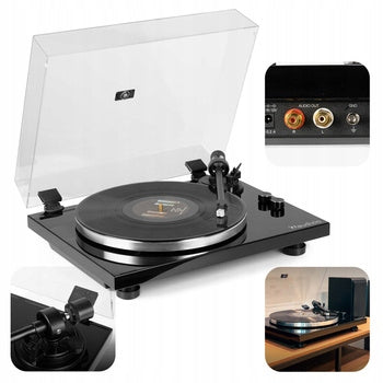 Toledo Premium Audizio turntable with Audio Technica/ BT RCA/ black cartridge