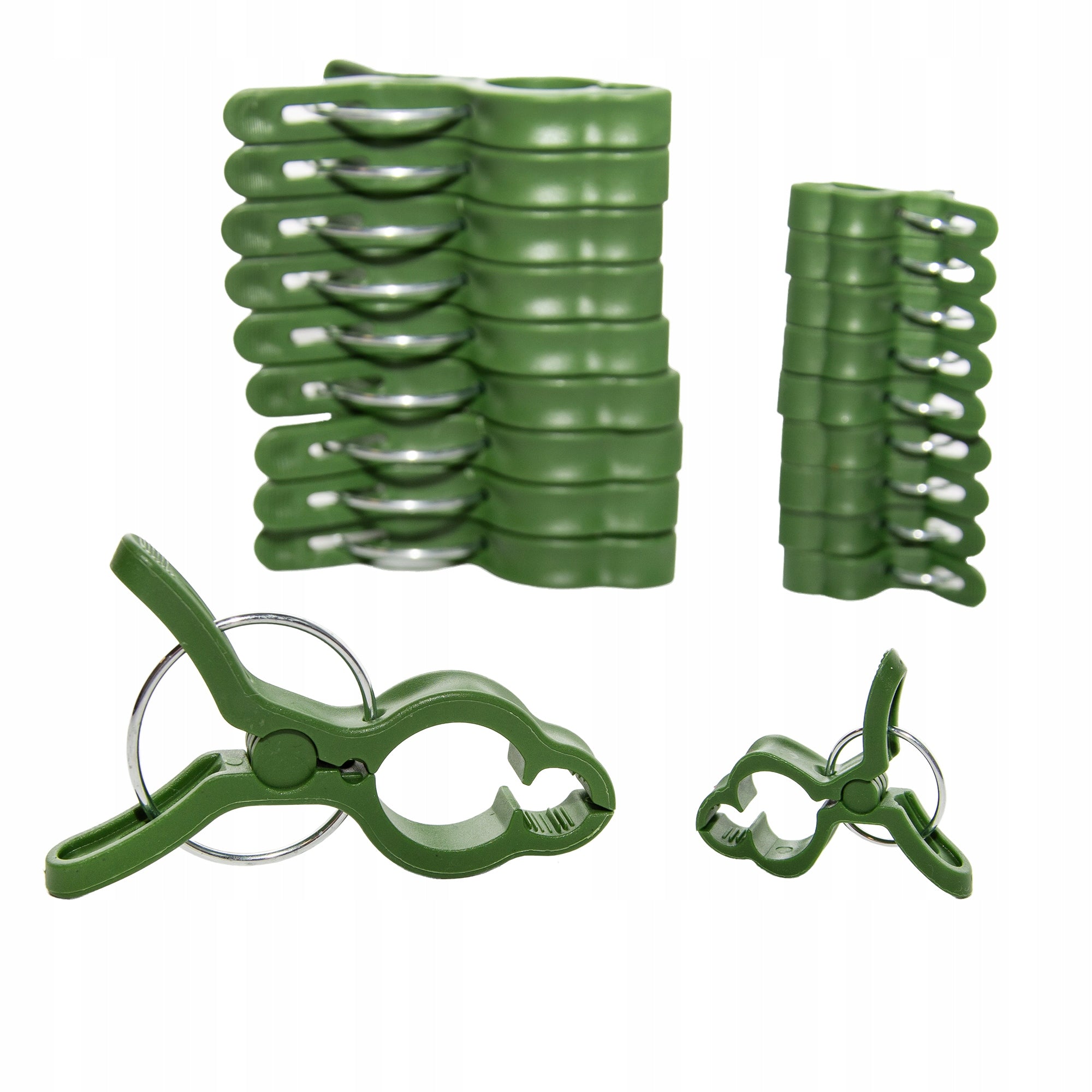 Tomato Plant Clips Stem Shoot Attachment Set of 20 Color green