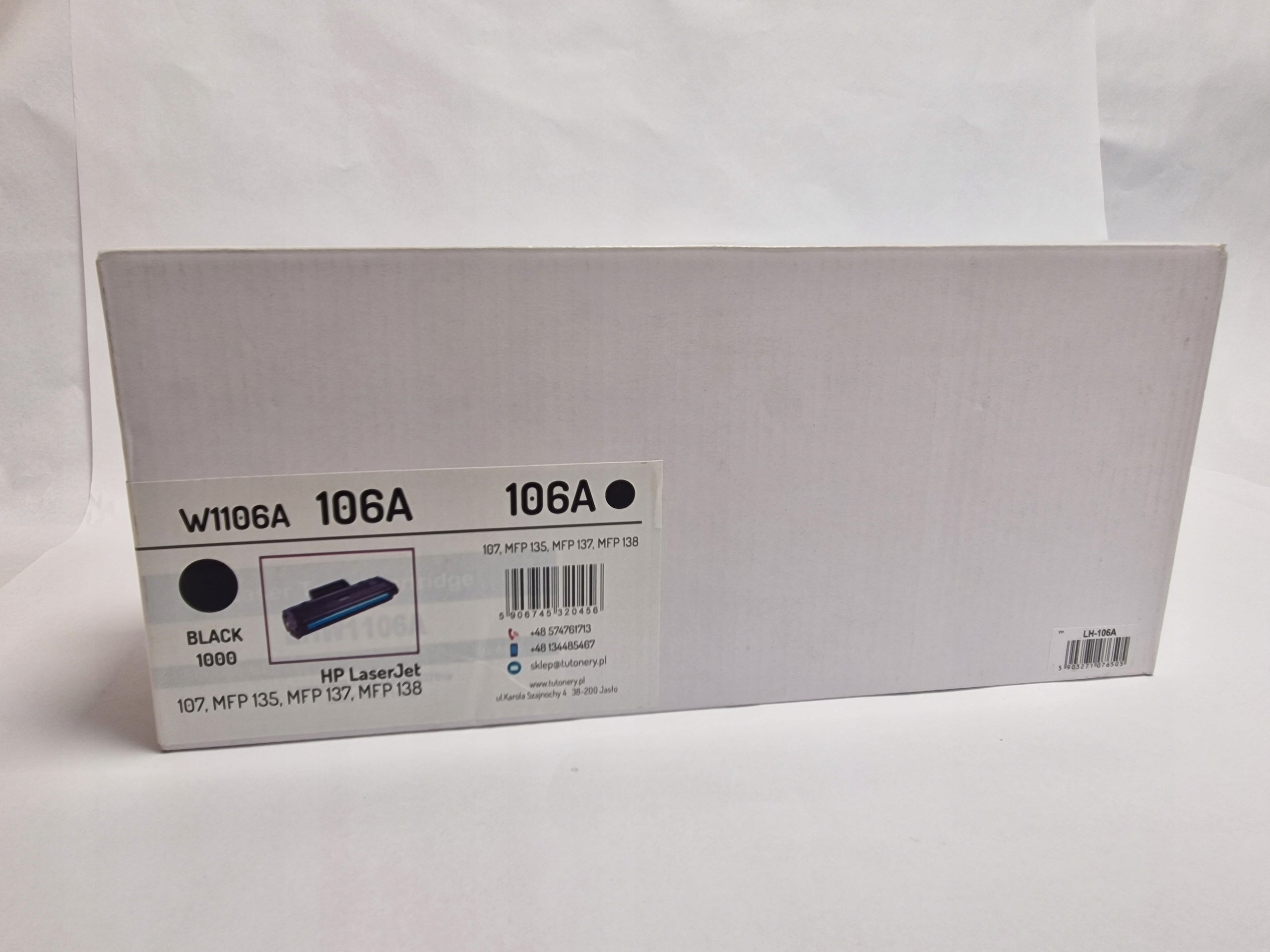 Toner 106A do HP LaserJet zamiennik WYSOKA WYDAJNOŚĆ W1106a Packaging status original