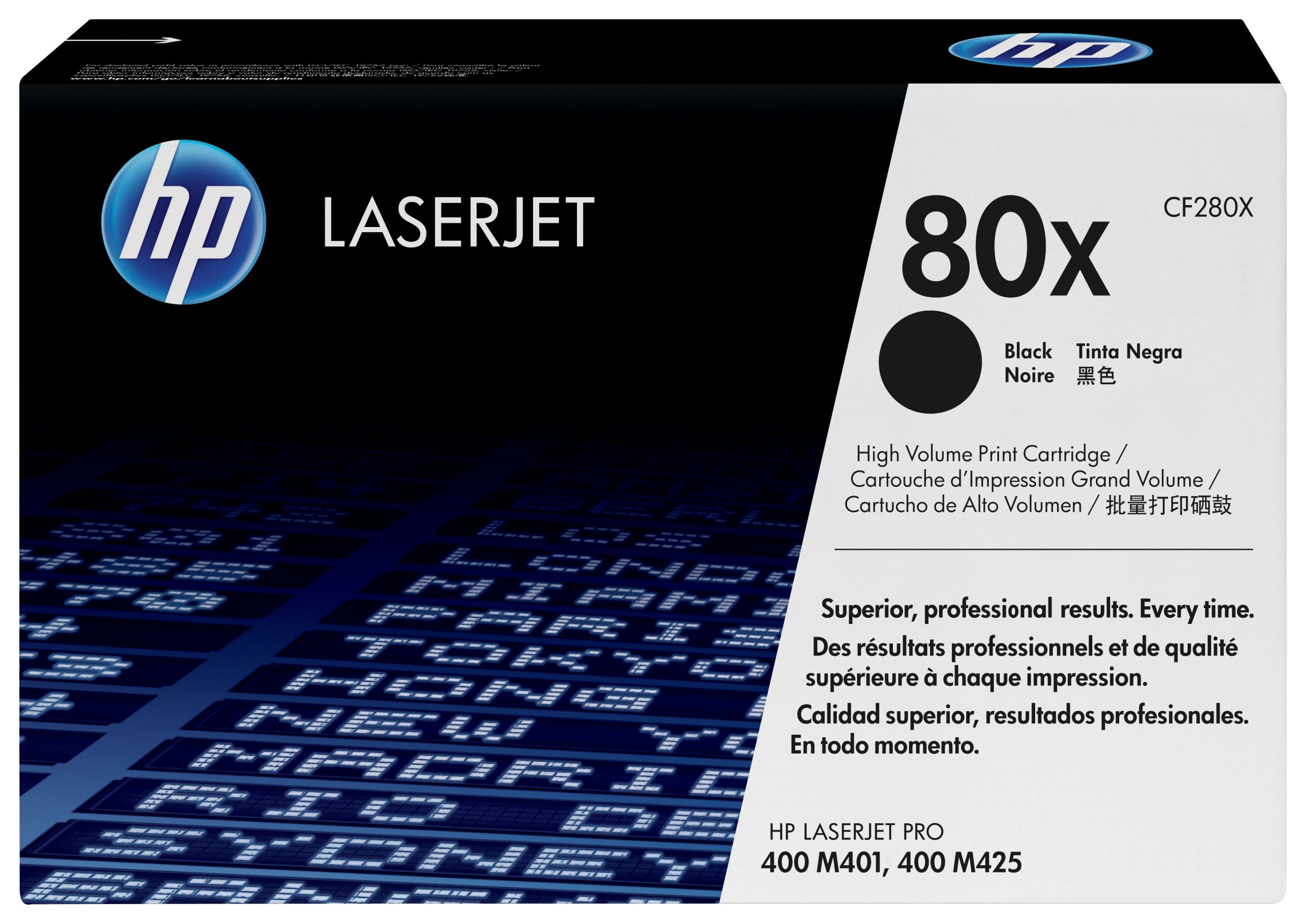 Toner 80X CF280X HP LaserJet Pro 400 MFP M425dw M425dn M401d M401a