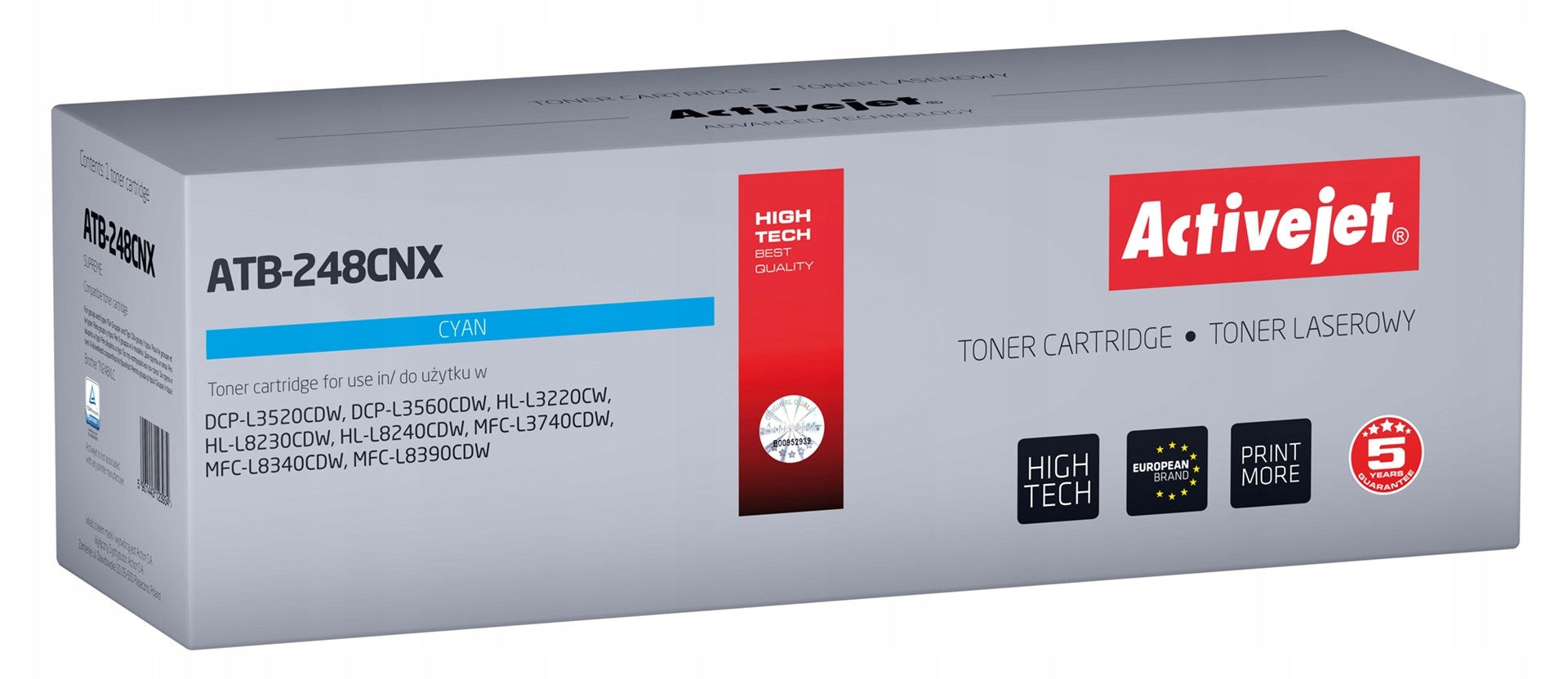 Toner ActiveJet ATB-248CNX for Brother blue (cyan)