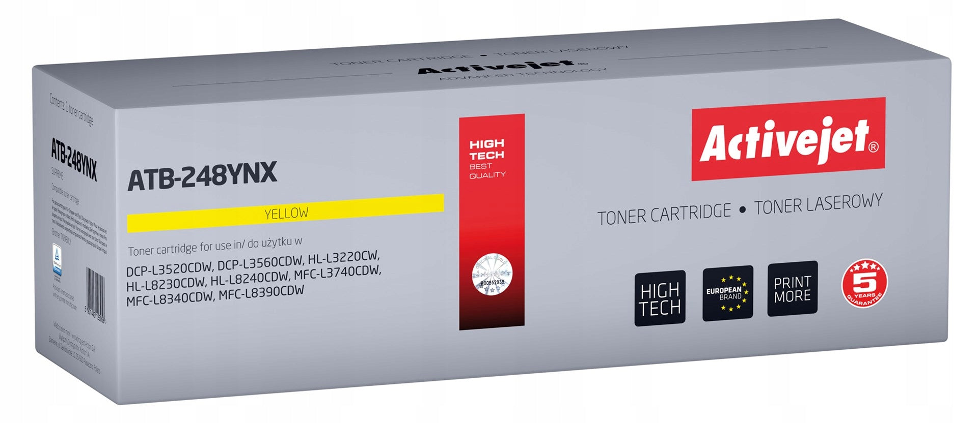 Toner ActiveJet ATB-248YNX for Brother yellow (yellow)