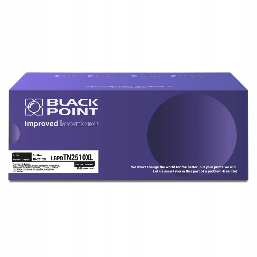 Toner Black Point LBPBTN2510XL replacement TN-2510XL black