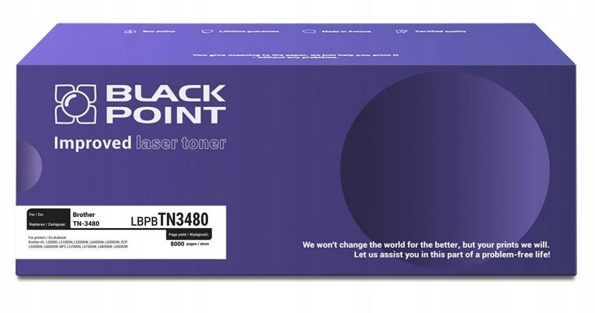 Toner Black Point LBPBTN3480 for Brother TN3480 8000str black (black)
